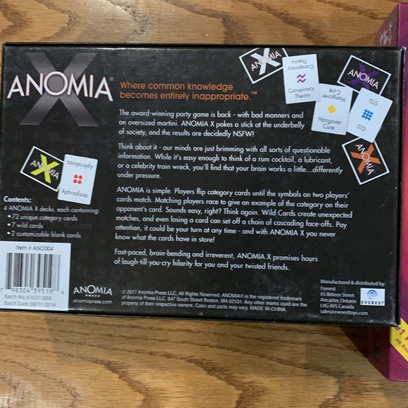 Board Games Anomia and Codenames - Picture 4 of 5